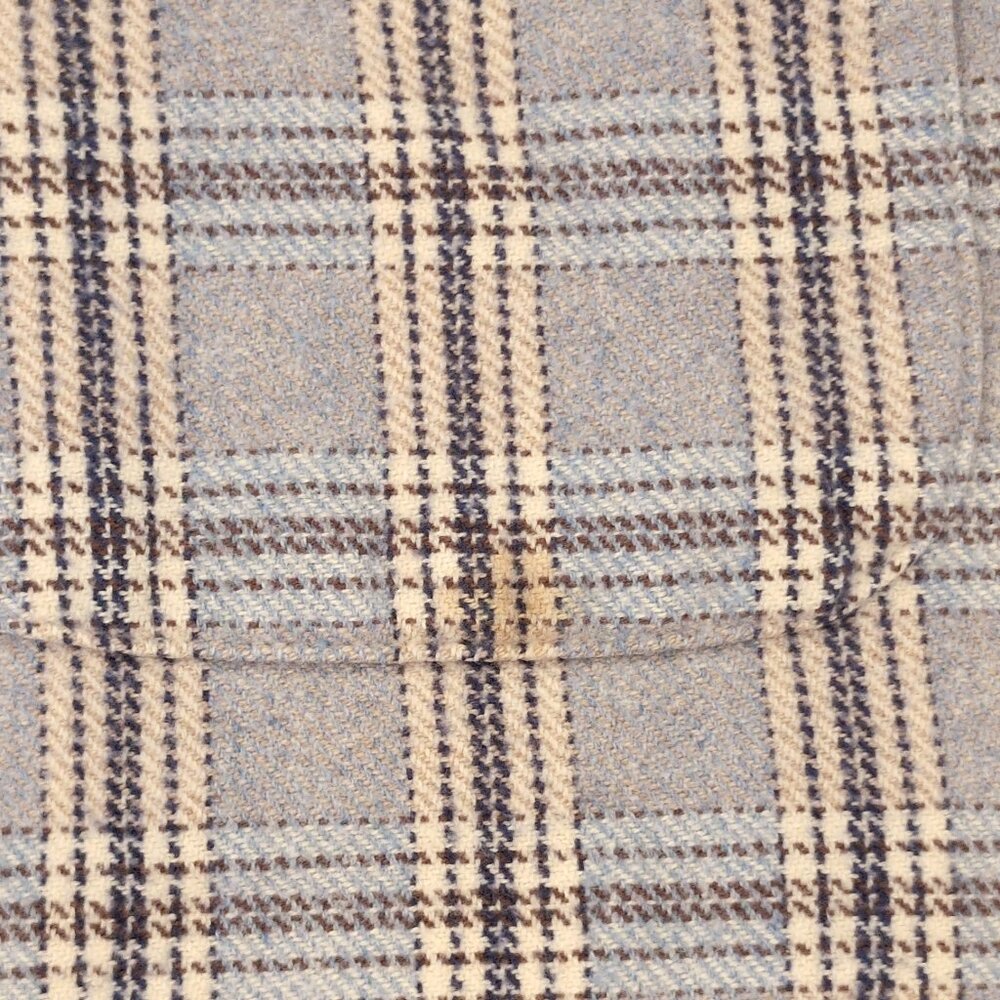 Taylor Stitch Jack Shirt Men's 42 Large Slate Plaid Oxford Heavyweight Huckberry - Picture 13 of 13